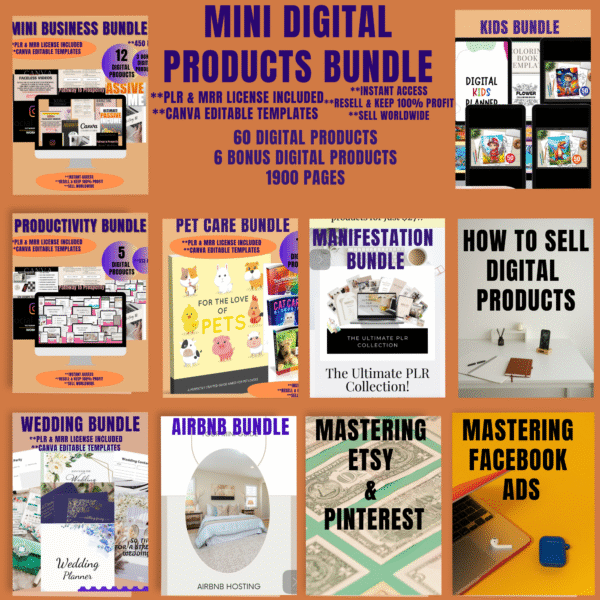 ALL IN ONE DIGITAL PRODUCTS - MINI BUNDLE